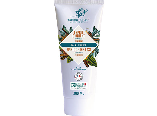 Gel bain & douche esprit d’Orient cannelle/orange BIO