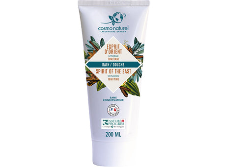 Gel bain & douche esprit d’Orient cannelle/orange BIO