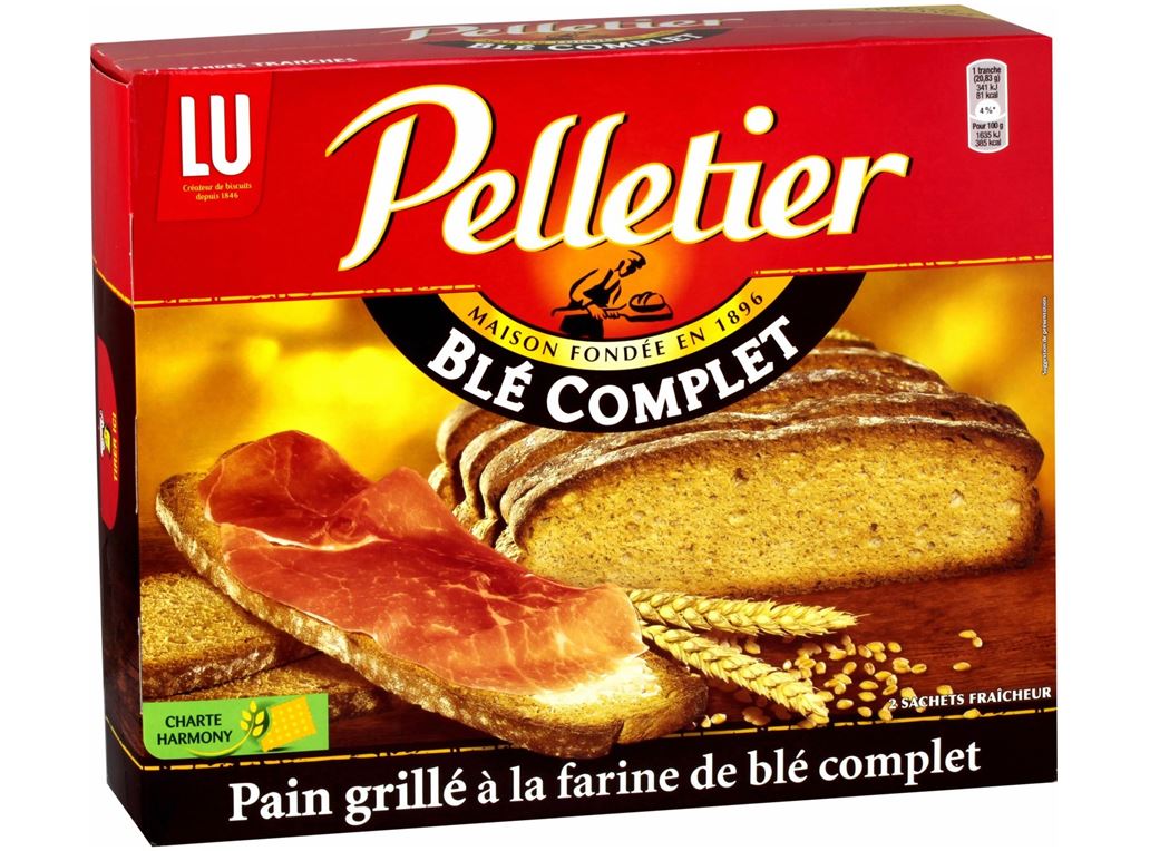 Pain Grille Froment Pelletier