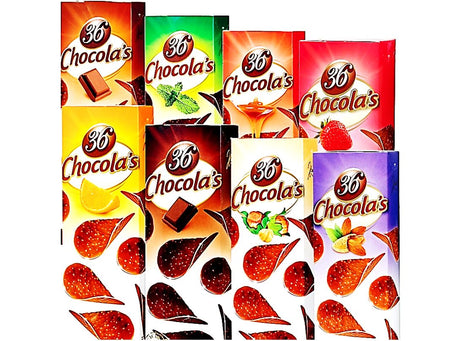 36 tuiles de chocolat Crispy Orange