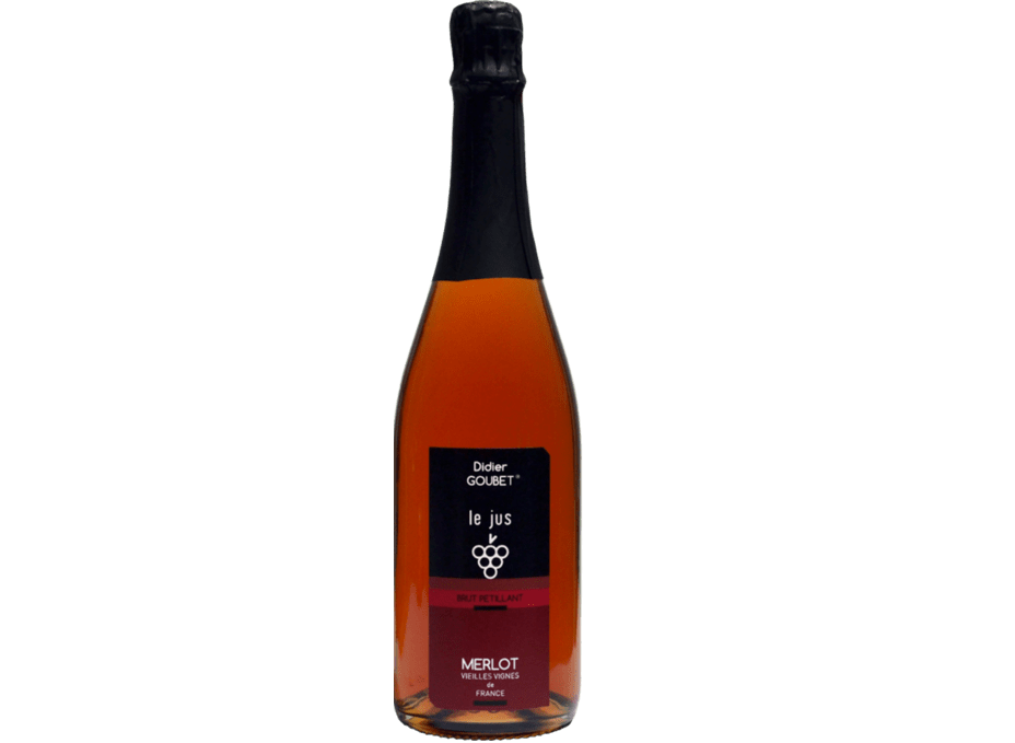 Petillant de raisin cepage Merlot BIO
