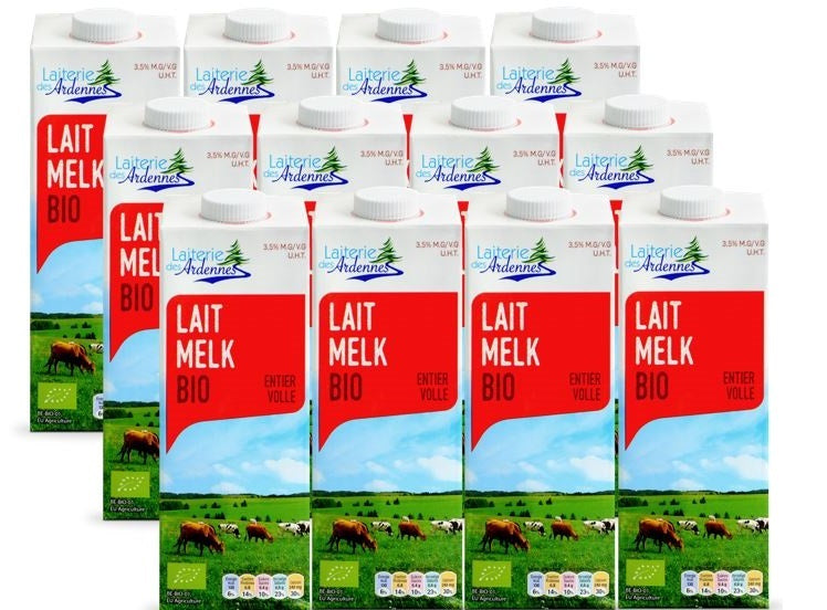 Lait Bio U.H.T Entier Des Ardennes
