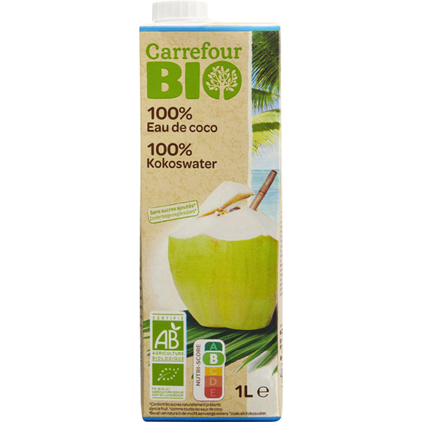 Eau De Coco Bio Sans Sucres Ajoutes