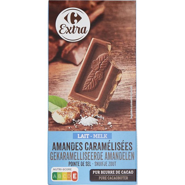 Chocolat Au Lait Amandes Sel