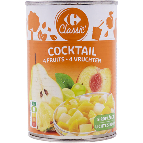 Cocktail 4 Fruits Au Sirop Leger