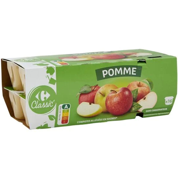 Compotes Pommes Allegee En Sucres