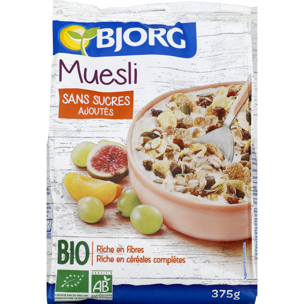 Cereales Muesli Bio Sans Sucres Ajoutes