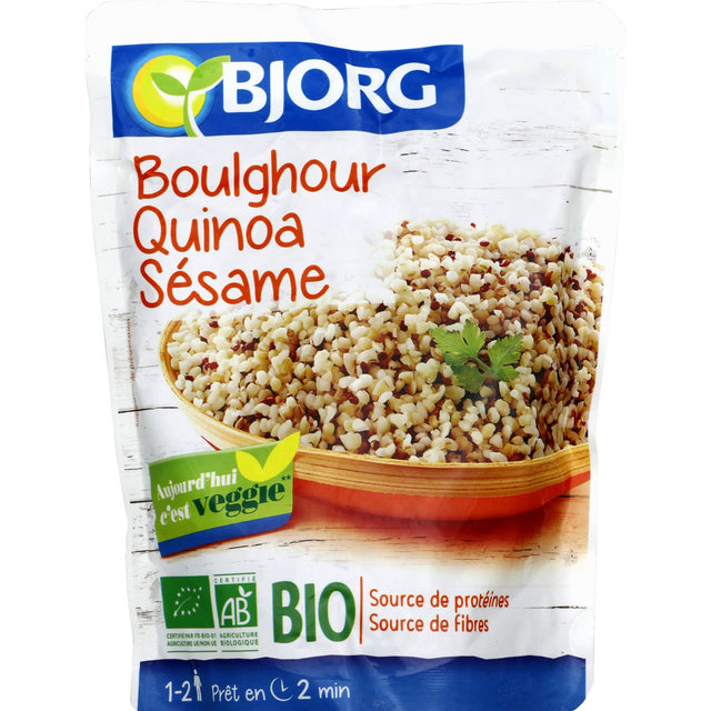 Plat Cuisine Boulghour Quinoa Sesame Bio