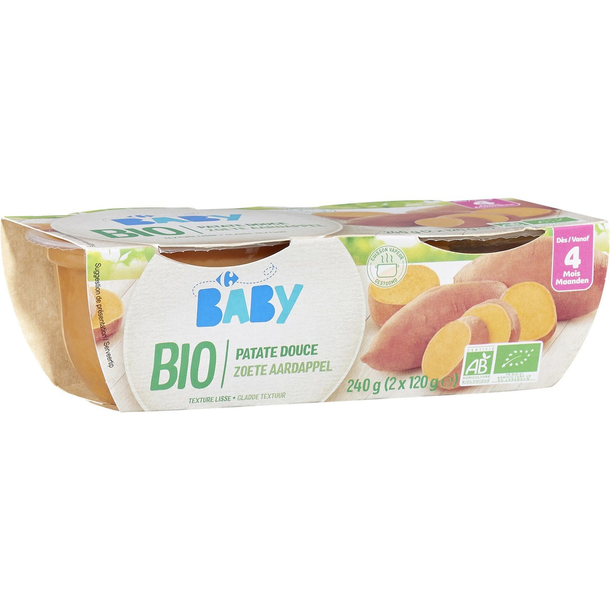Plat Bebe Bio Patate Douce
