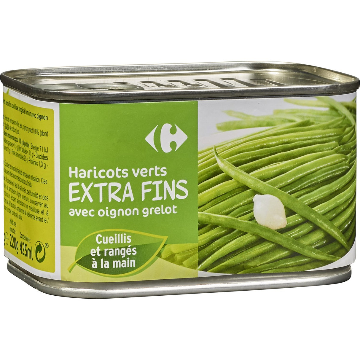 Haricots Verts Extra Fins Avec Oignon Grelot