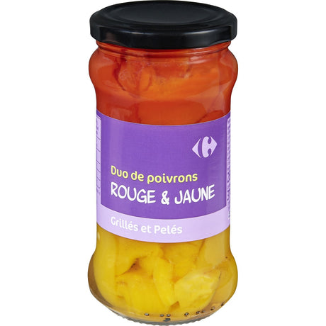 Duo De Poivrons Jaunes & Rouges