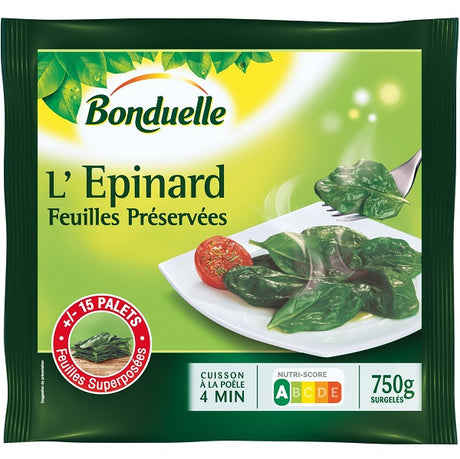 Epinards Feuilles Preservees