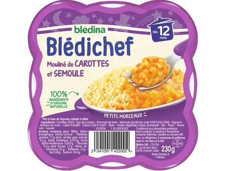 Mouline De Carottes Et Semoule Bledichef