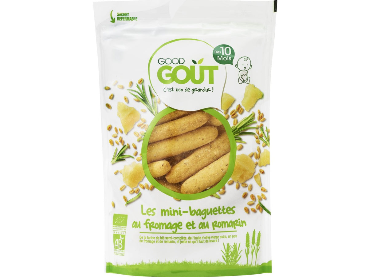 Mini Baguettes Au Fromage & Au Romarin Bio