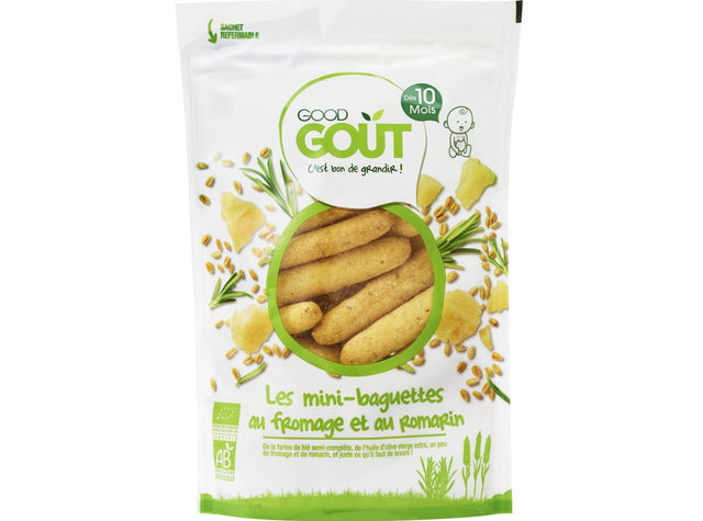 Mini Baguettes Au Fromage & Au Romarin Bio