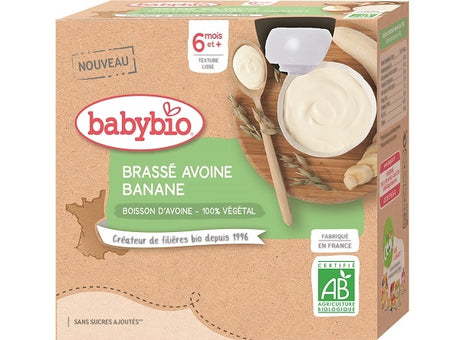 Brasse Vegetal Avoine, Banane Bio