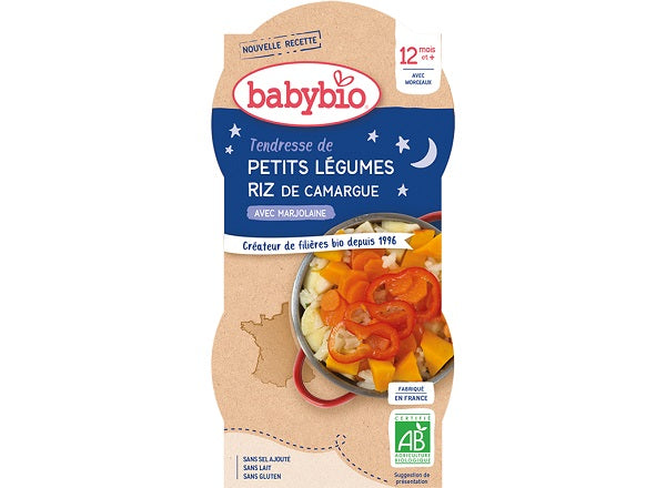 Menu Du Soir Tendresse De Petits Legumes Et Riz De Camargue Bio