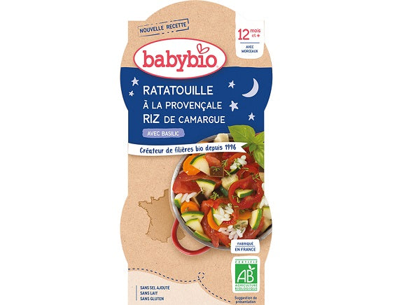 Menu Du Soir Ratatouille A La Provencale Et Riz De Camargue Bio