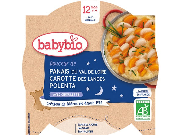 Menu Du Soir Panais Du Val De Loire, Carotte De Vendee, Polenta Bio