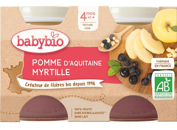 Pomme Daquitaine, Myrtille Bio