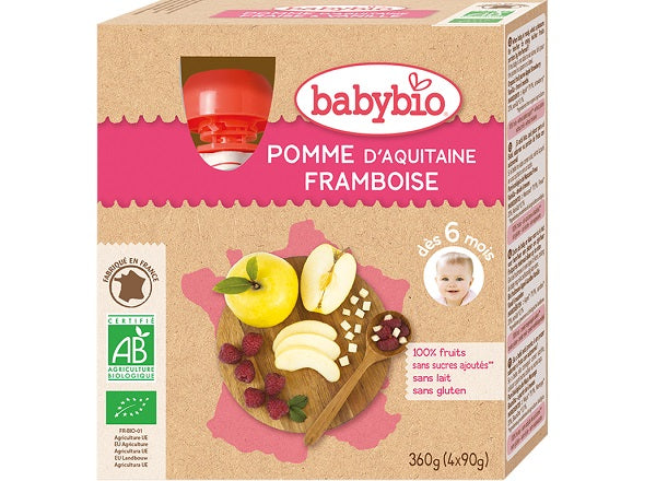 Gourdes Pomme Daquitaine, Framboise De Correze Bio