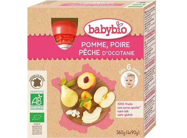 Gourdes Pomme, Poire Et Peche Doccitanie Bio