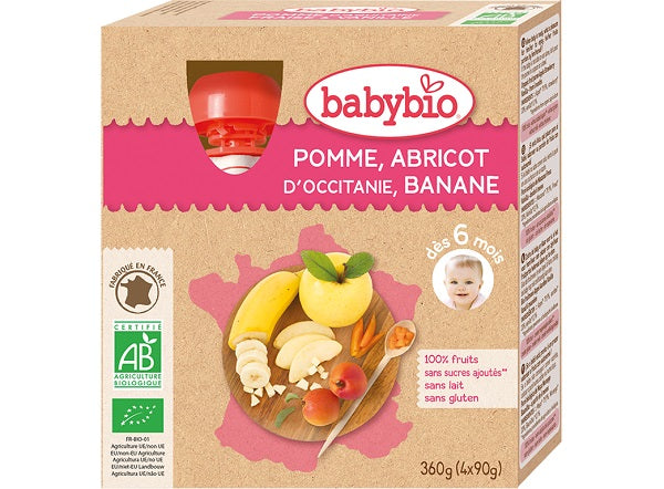 Gourdes Pomme, Abricot Doccitanie, Banane Bio
