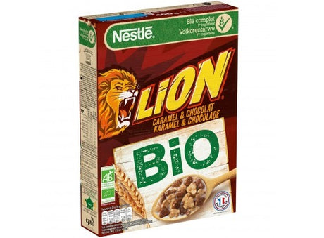 Cereales Lion caramel et chocolat BIO