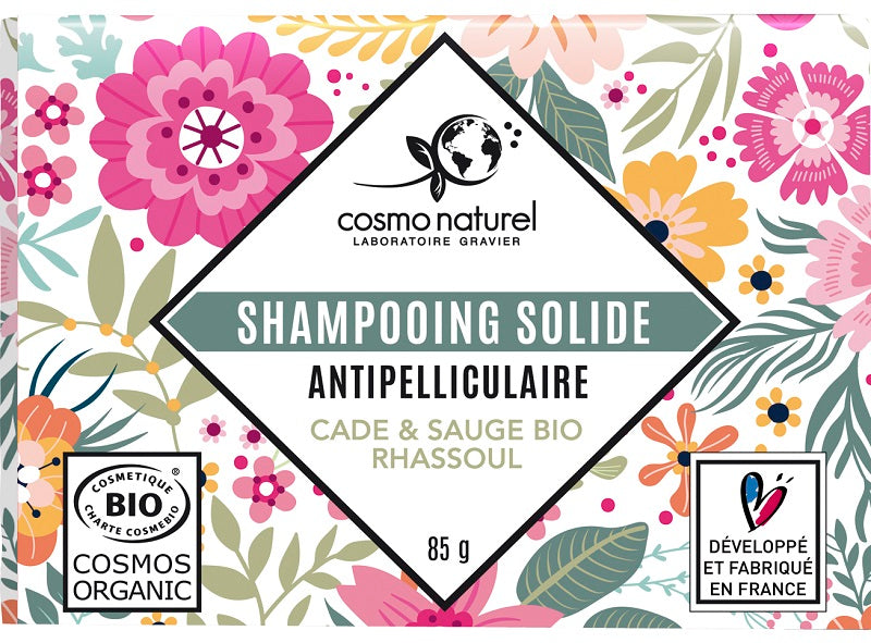 Shampoing Solide Antipelliculaire Cade Sauge Rhassoul Biologique