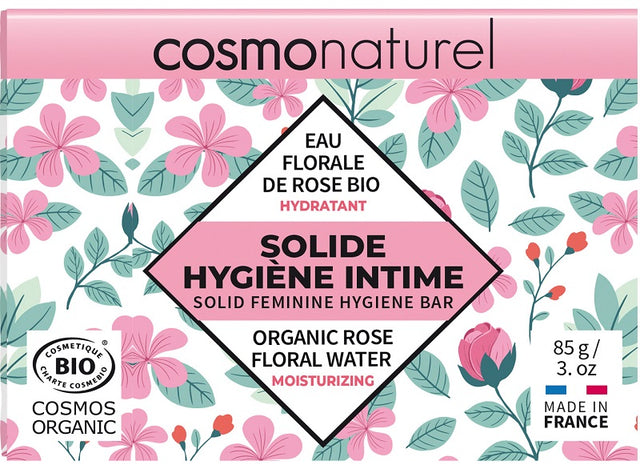 Solide Hygiene Intime Hydratant Eau Florale De Rose Biologique