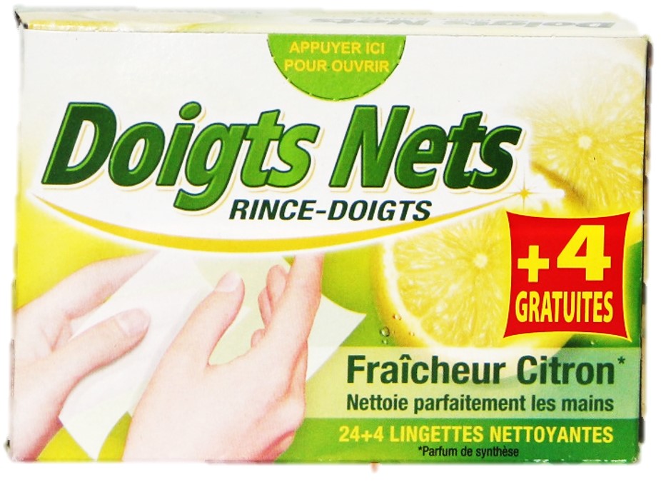 Rince-doigts citron