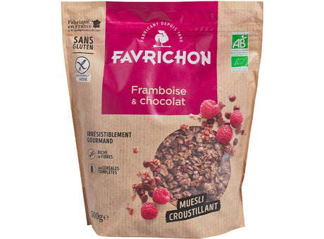 Muesli Croustillant : Framboise Et Chocolat Bio