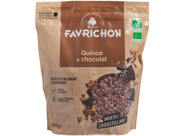 Muesli Croustillant Quinoa Et Chocolat Bio
