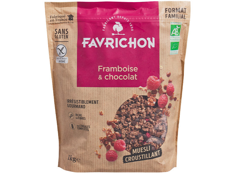 Muesli Croustillant : Framboise Et Chocolat Bio