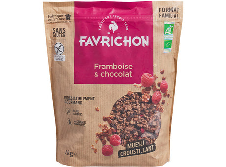Muesli Croustillant : Framboise Et Chocolat Bio