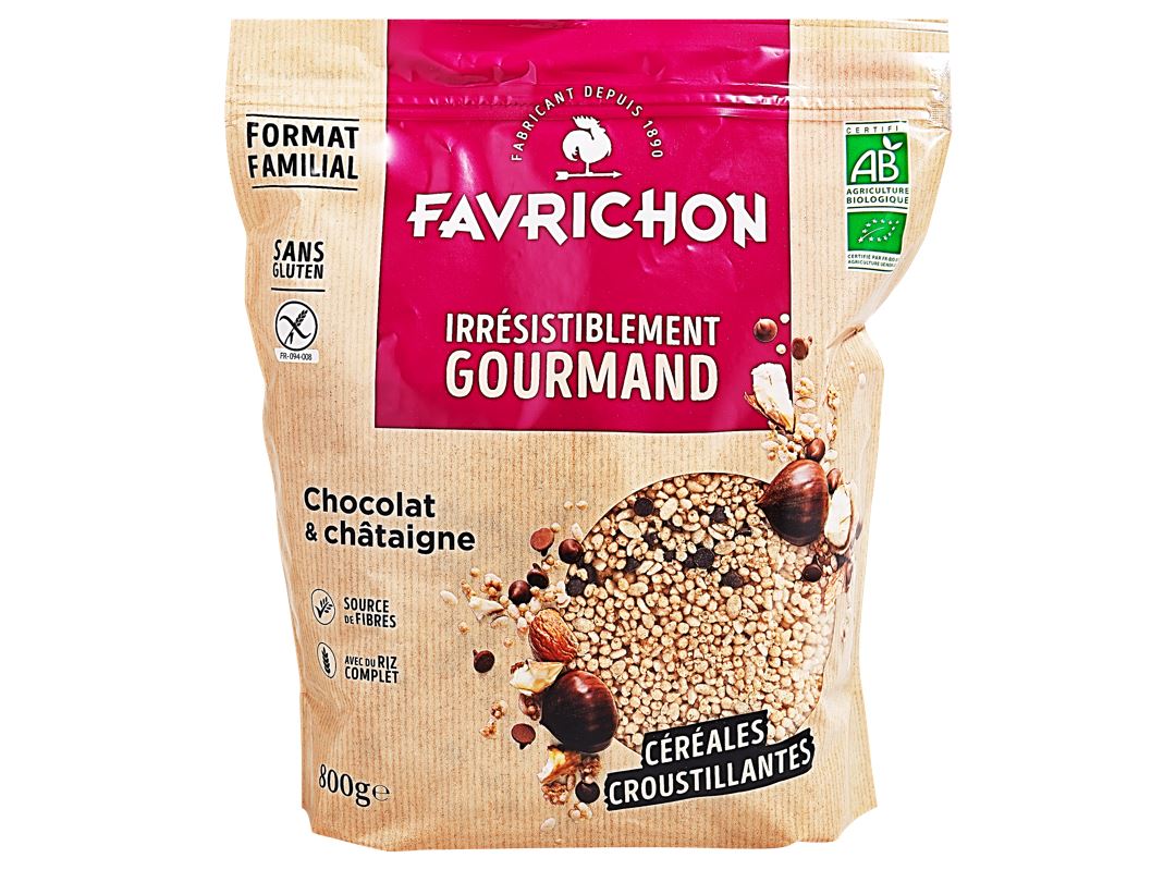 Muesli Croustillant Chocolat Chataigne Bio