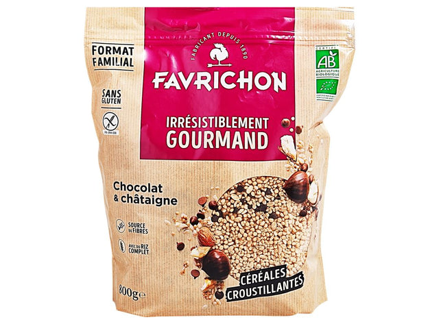 Muesli Croustillant Chocolat Chataigne Bio