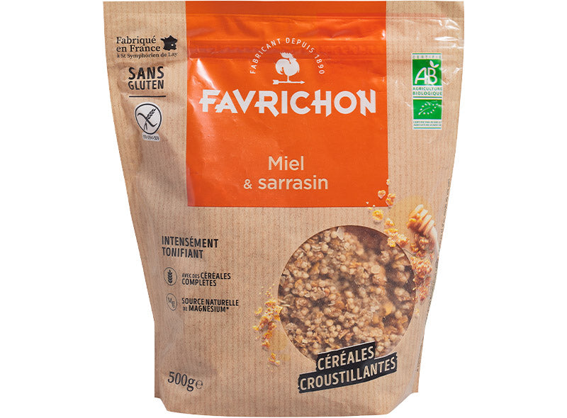 Muesli Croustillant : Miel & Sarrasin Bio