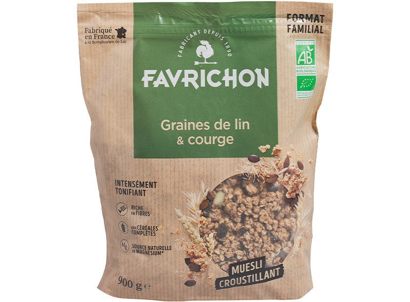 Muesli Croustillant : Graines De Lin Et Courges Bio