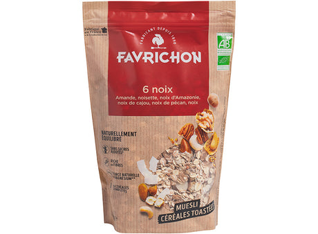 Muesli Cereales Toastees 6 Noix Bio