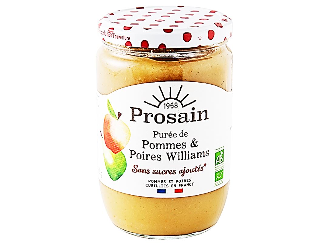 Puree De Pommes Et Poires William Bio