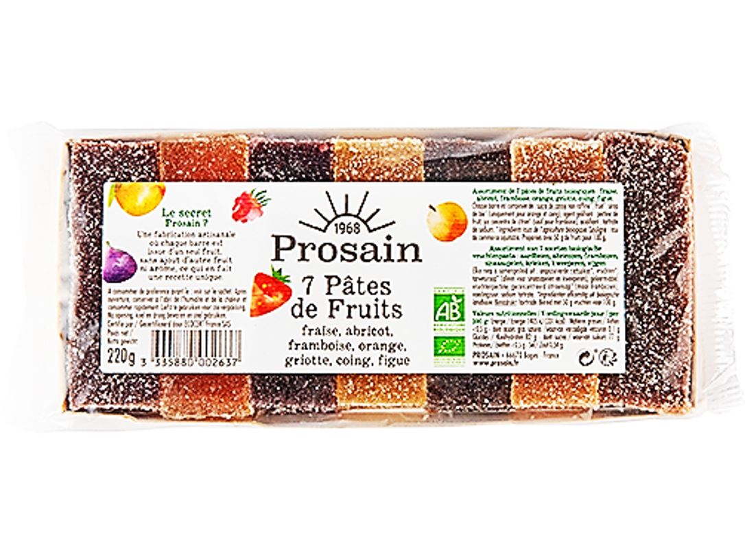 7 Pates De Fruits Assorties