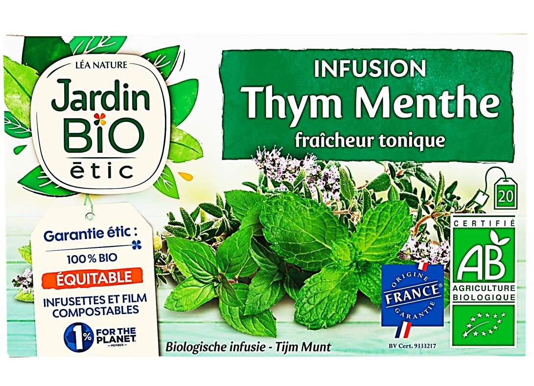 Infusion thym et menthe