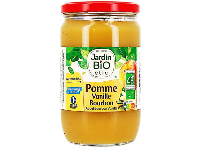 Dessert Biofruits Pomme Vanille Bourbon