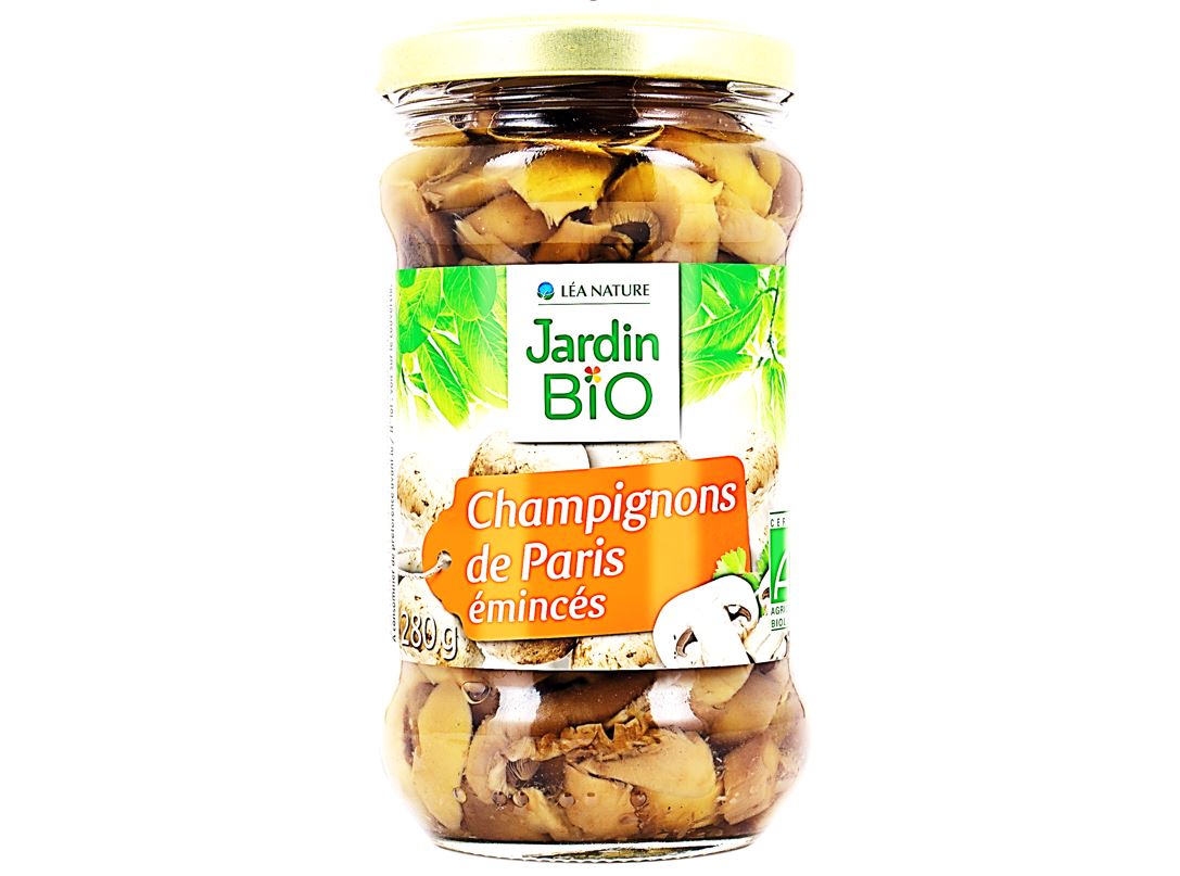 Champignons de paris eminces