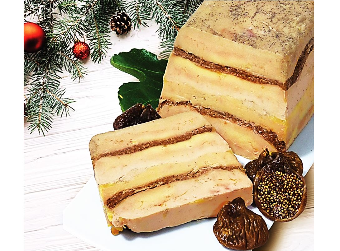 Millefeuille De Foie Gras De Canard Entier A La Figue 8%