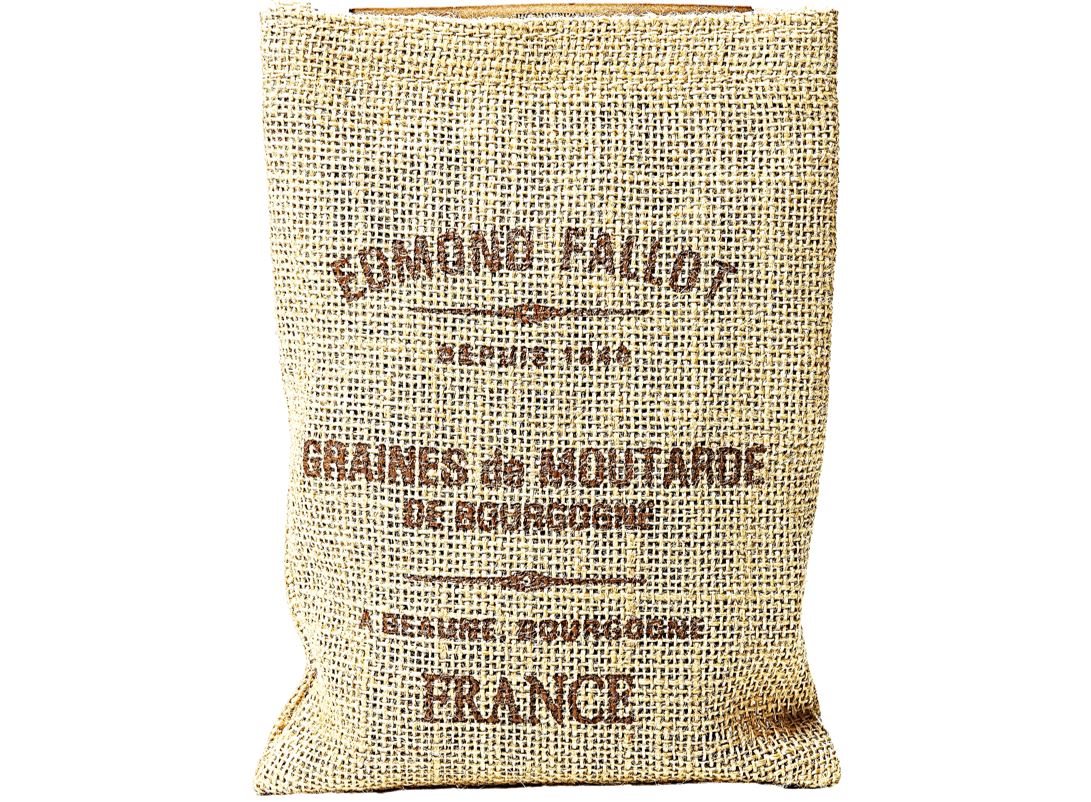 Graines de moutarde de Bourgogne - Sac toile de jute