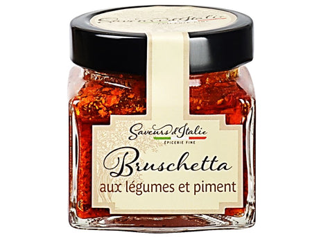 Bruschetta Aux Legumes Et Piment