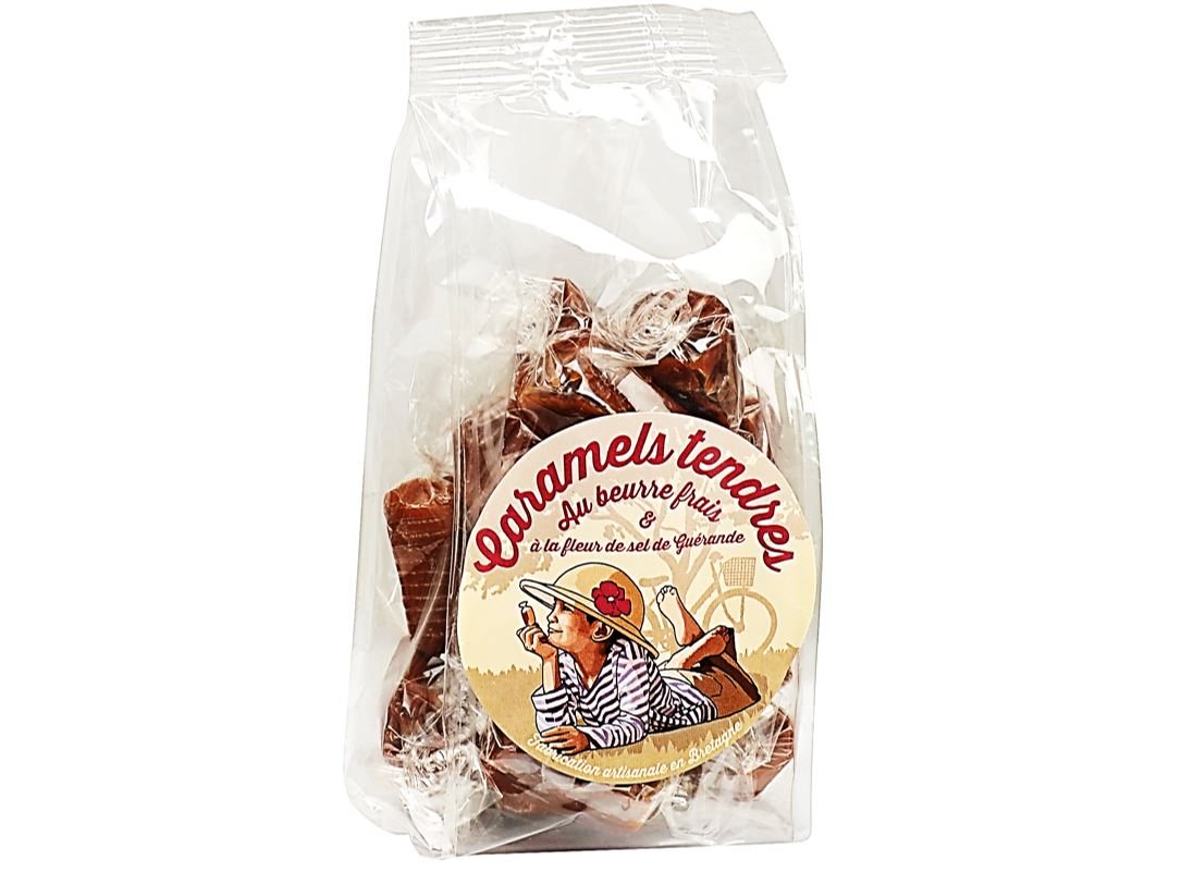 Caramel Tendres Au Beurre Sale Frais Et A La Fleur De Sel De Guerande