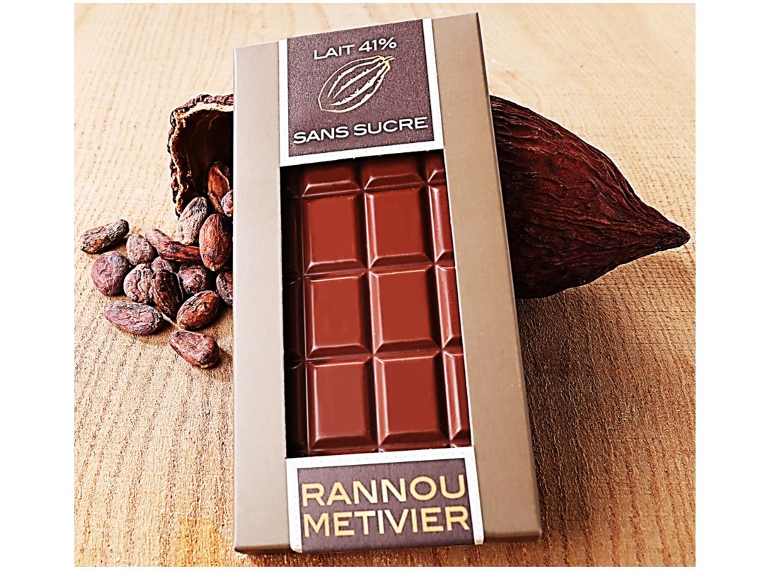 Chocolat Au Lait 41% De Cacao Sans Sucre